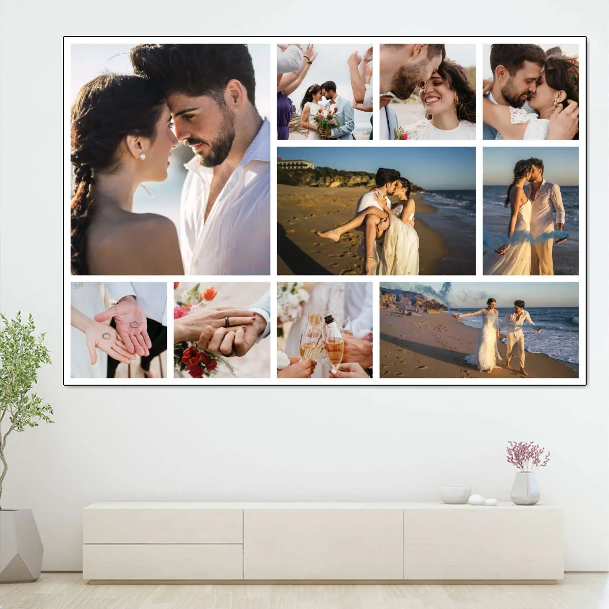 10 Mix Collage Photo Prints Wall Art