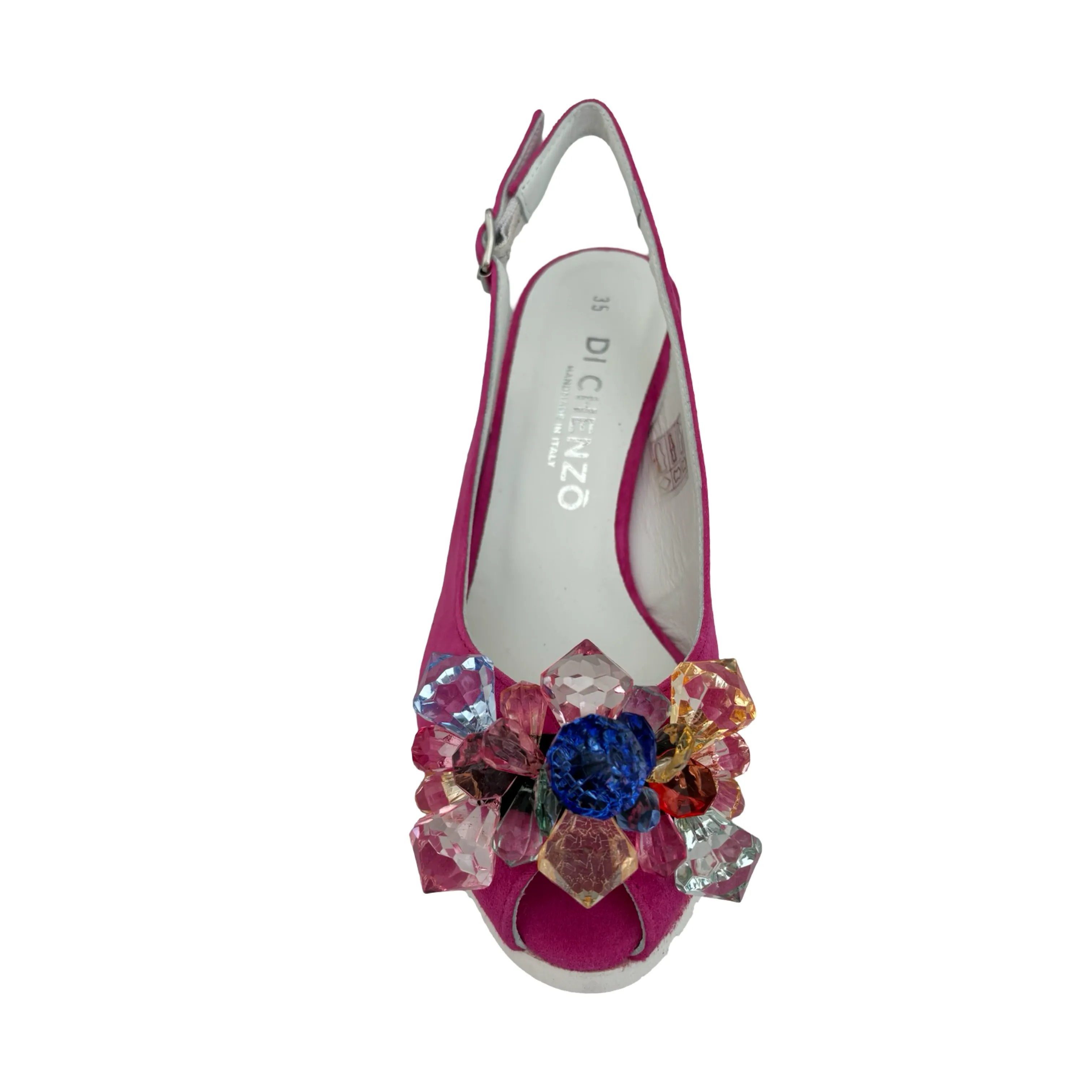 11025 Pink/Jewel Wedge Sandal