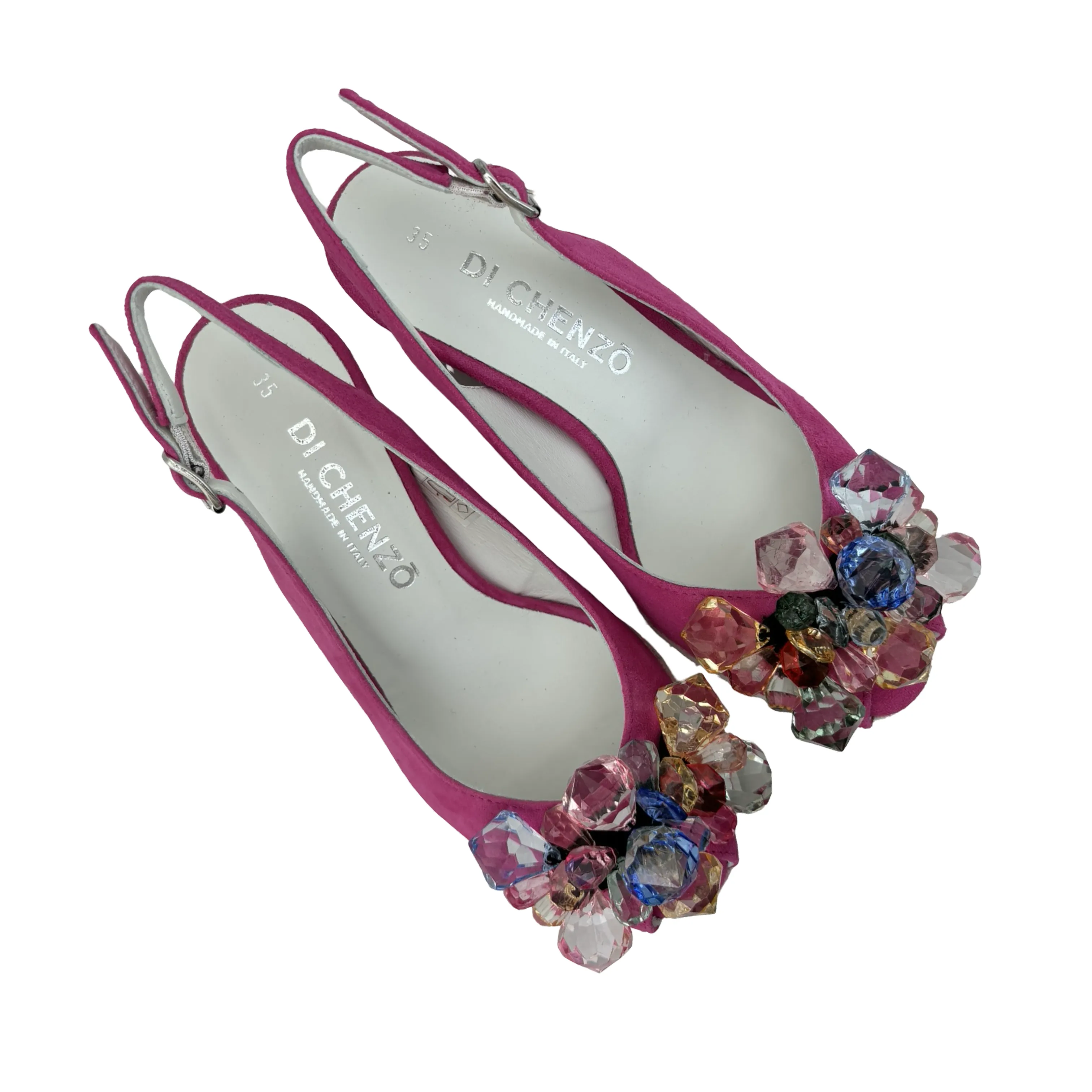 11025 Pink/Jewel Wedge Sandal