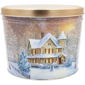 2 Gallon - Home For The Holidays Christmas Tin