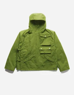 5033 Oversized Monk Snoparka Green Shoot