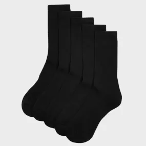 5pk Cotton Rich Cushioned Socks