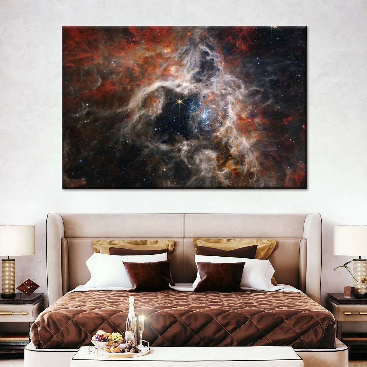 A Cosmic Tarantula Wall Art