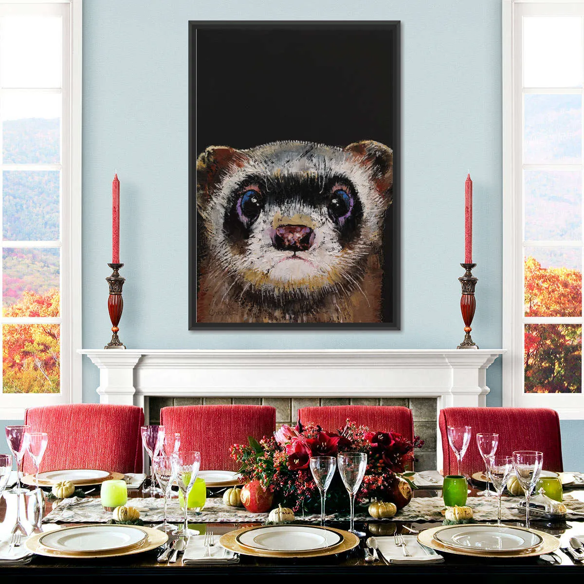 A Ferret Wall Art