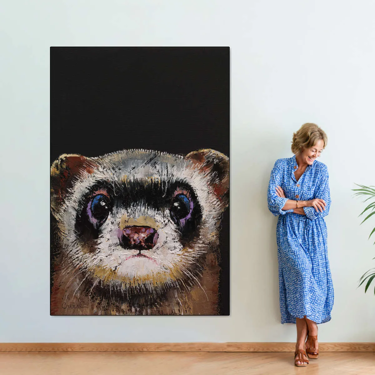 A Ferret Wall Art