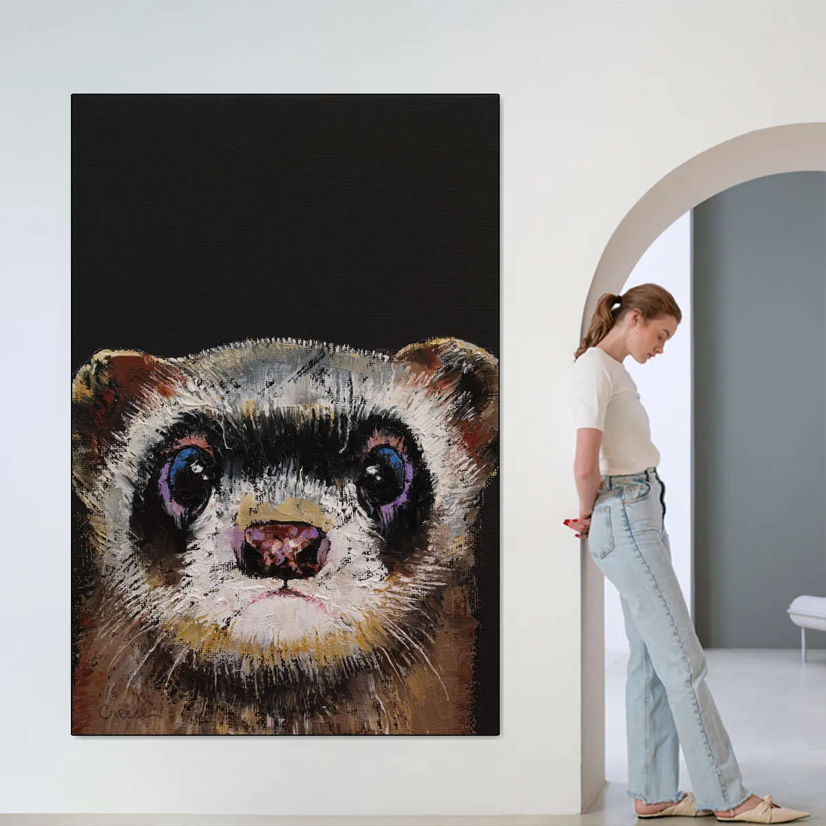 A Ferret Wall Art