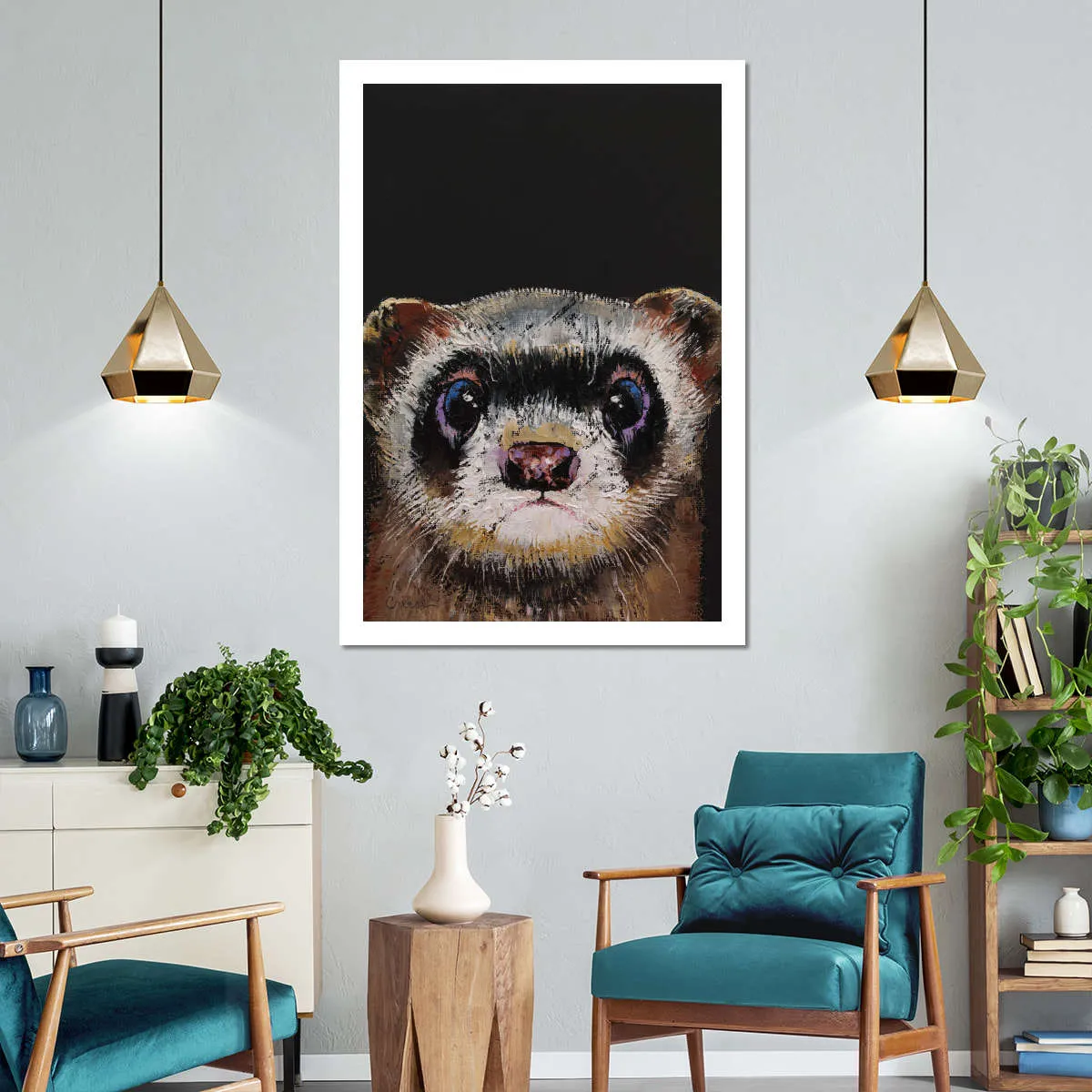 A Ferret Wall Art