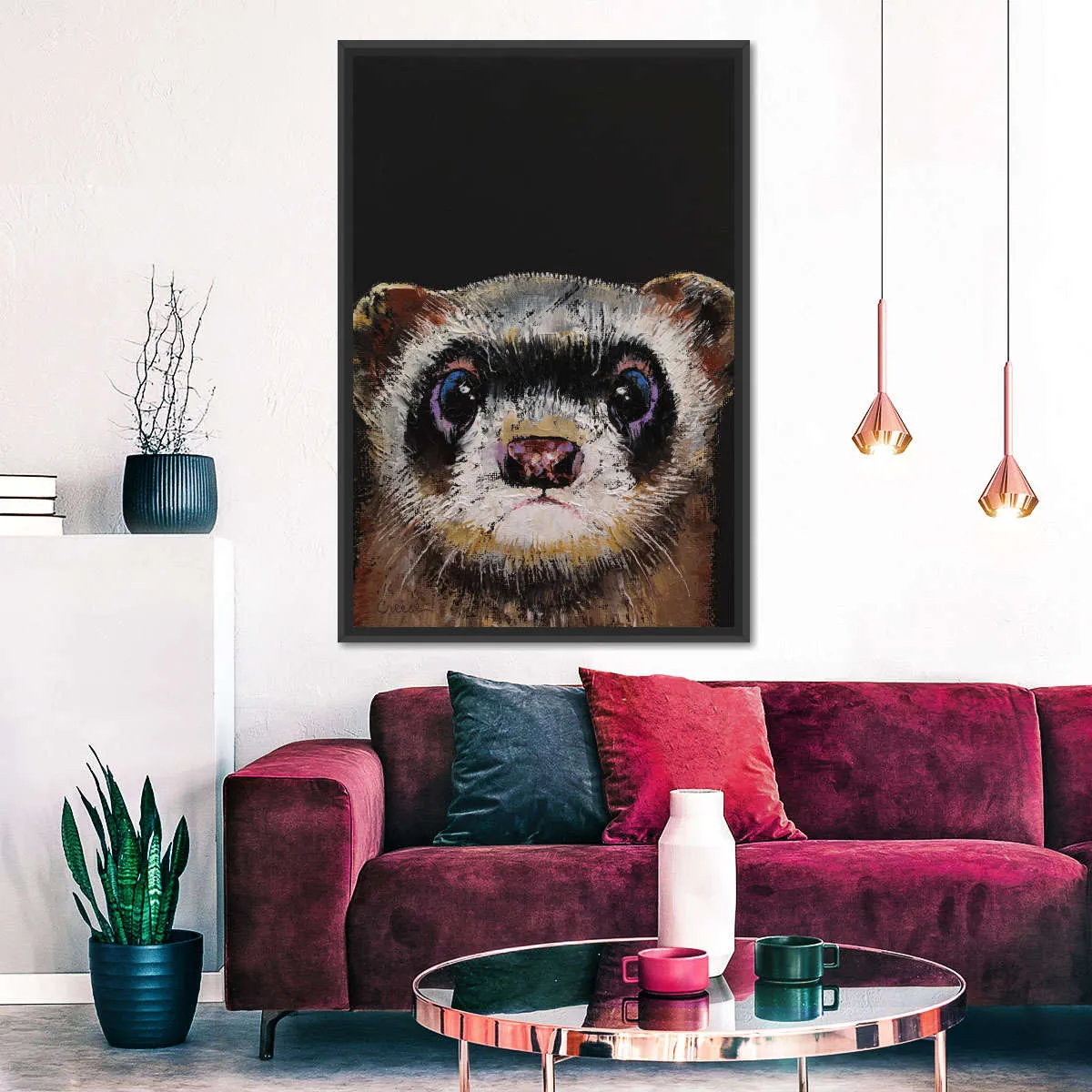 A Ferret Wall Art