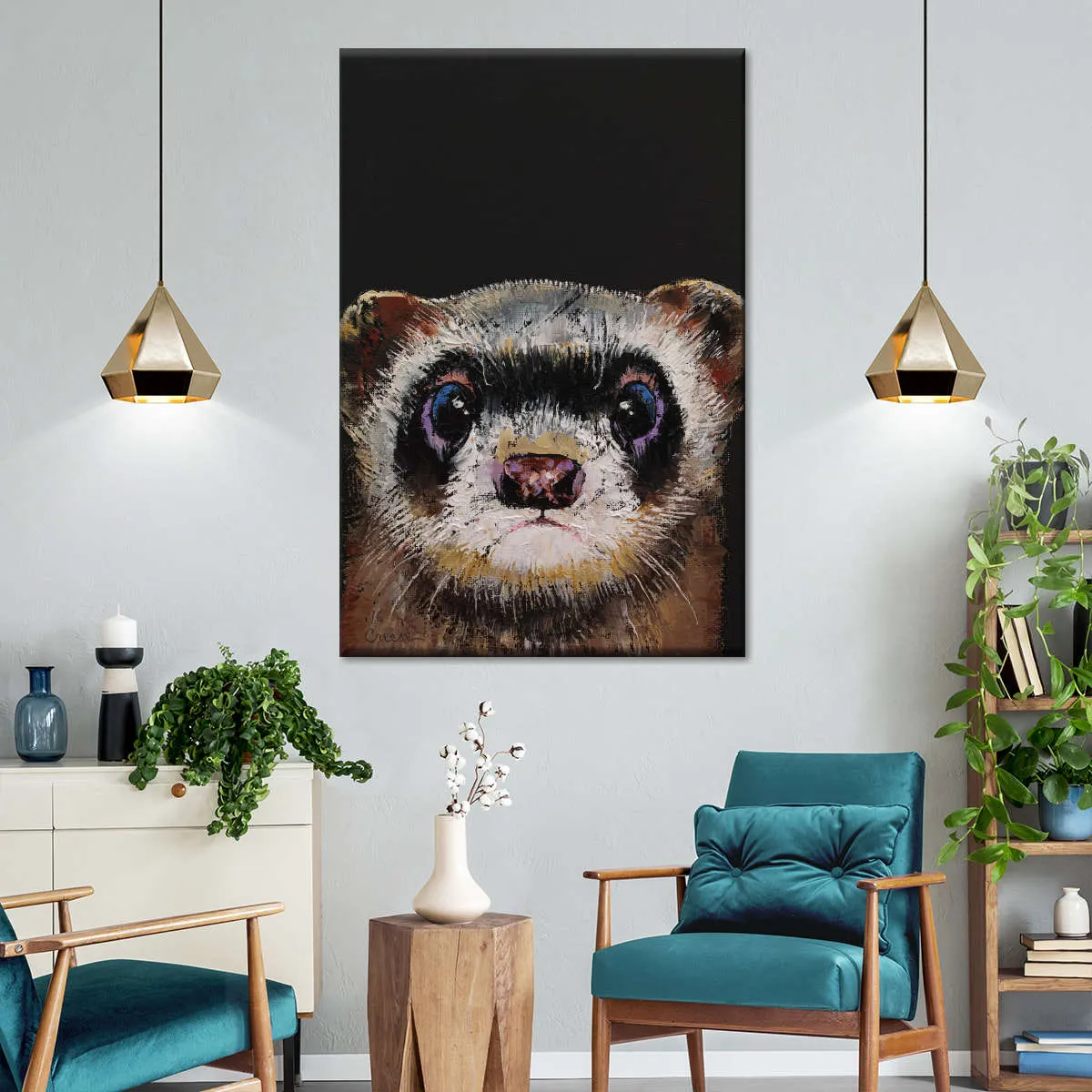 A Ferret Wall Art