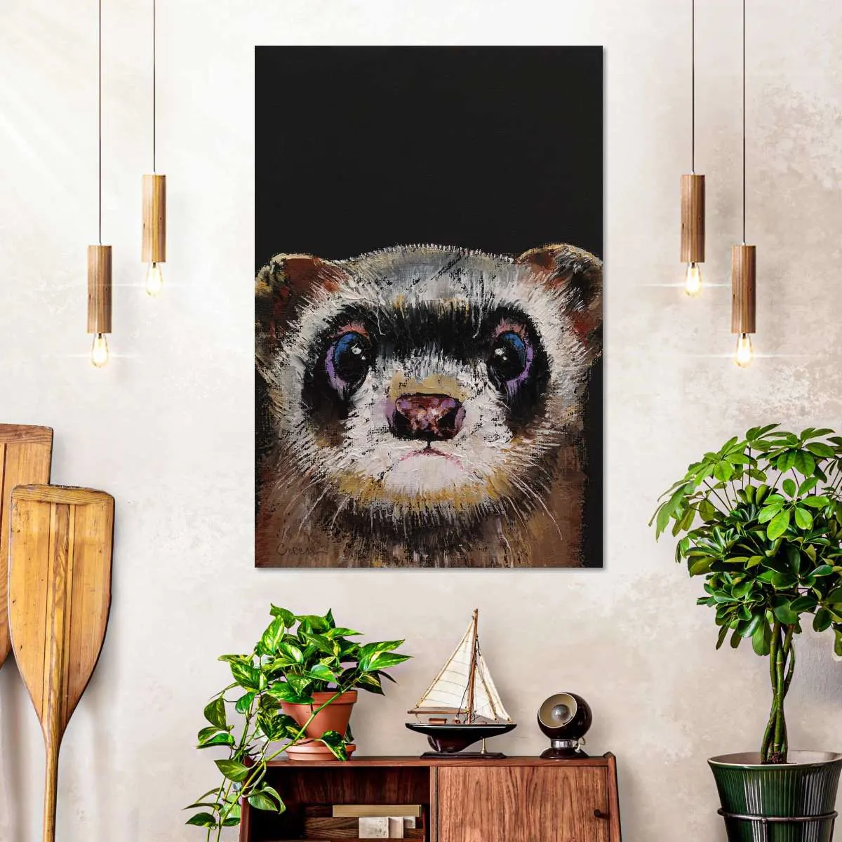 A Ferret Wall Art