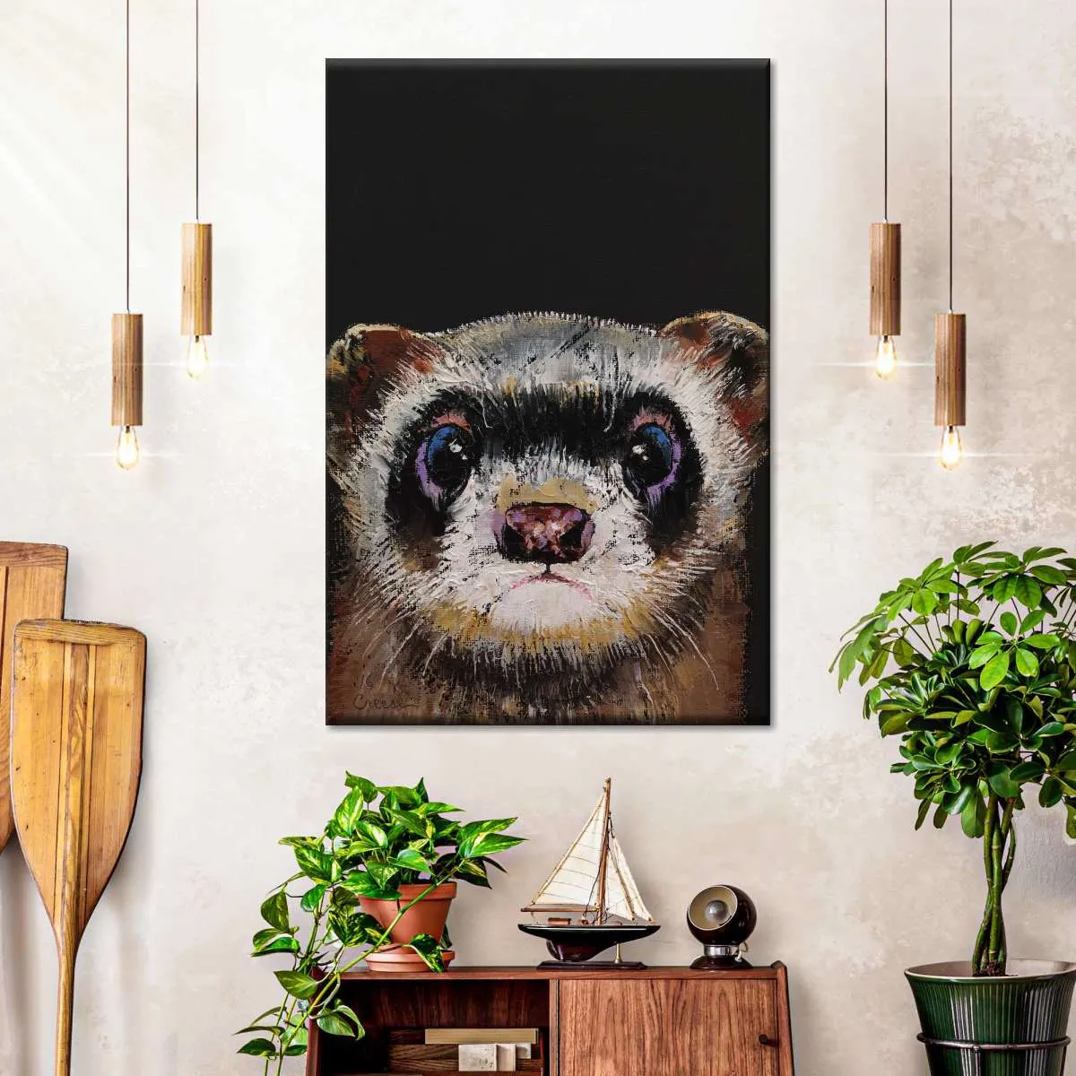 A Ferret Wall Art