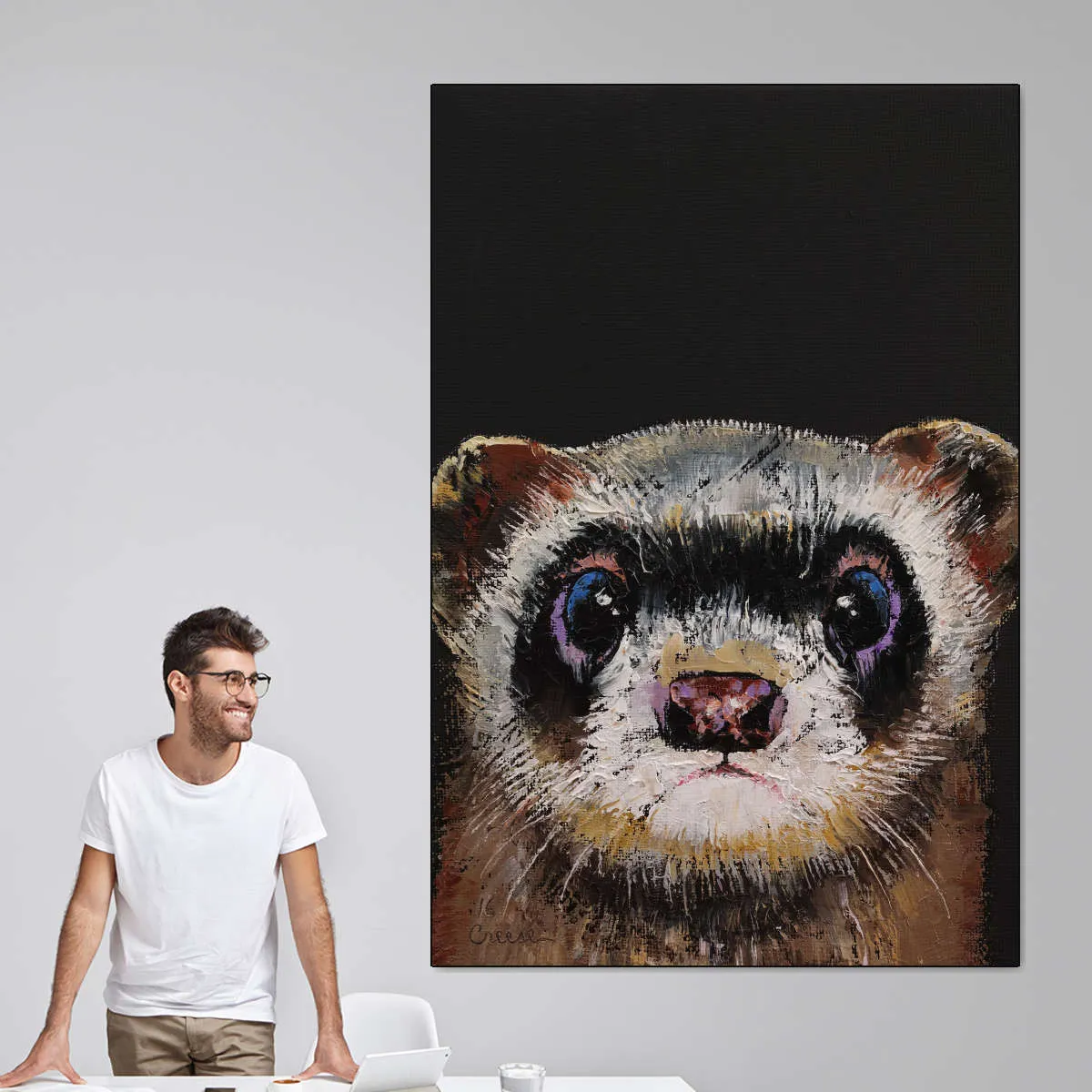 A Ferret Wall Art