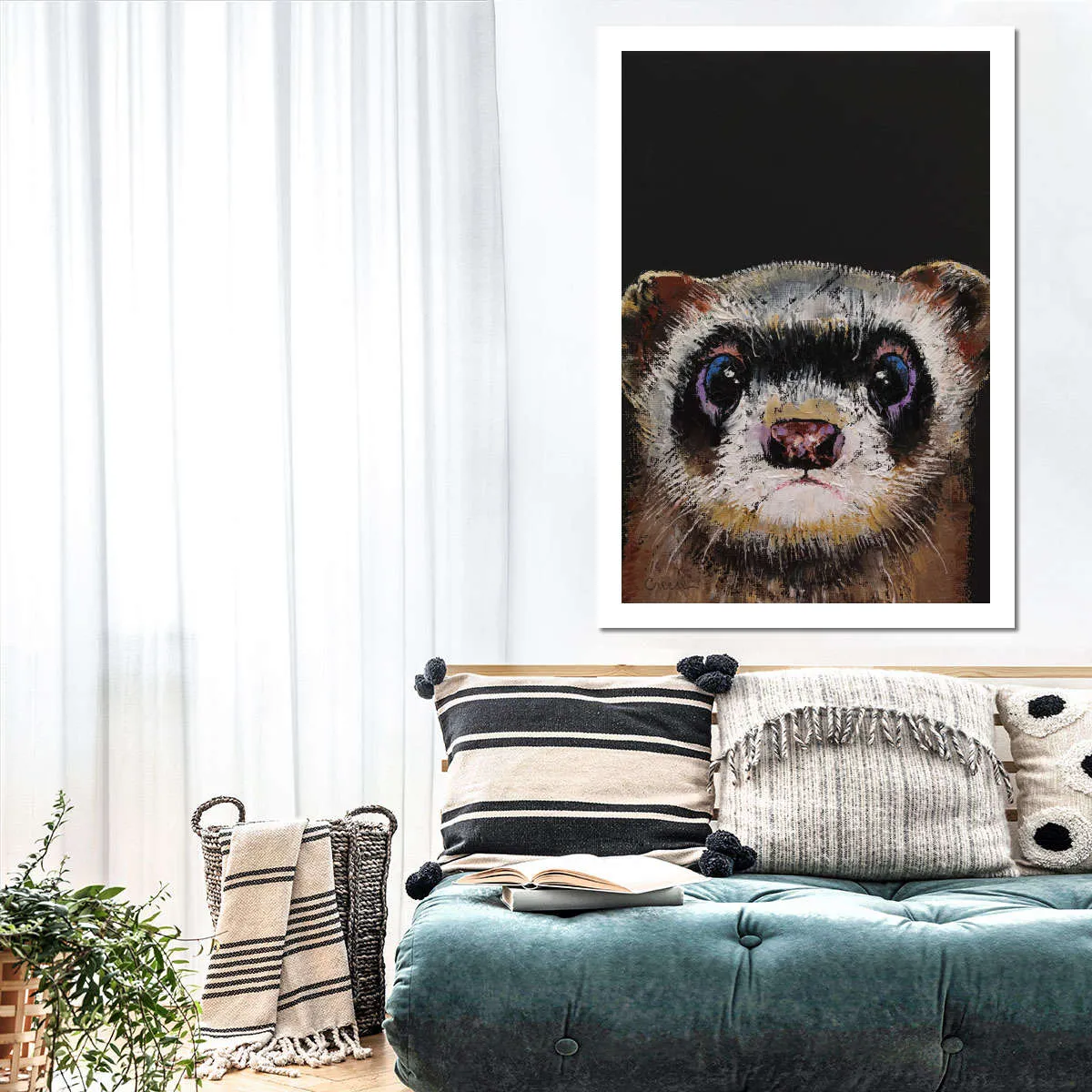 A Ferret Wall Art