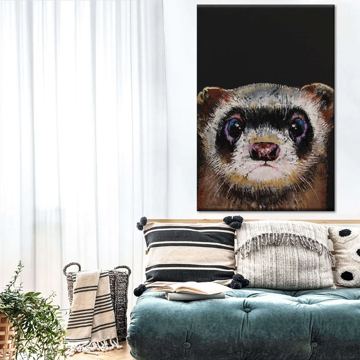 A Ferret Wall Art