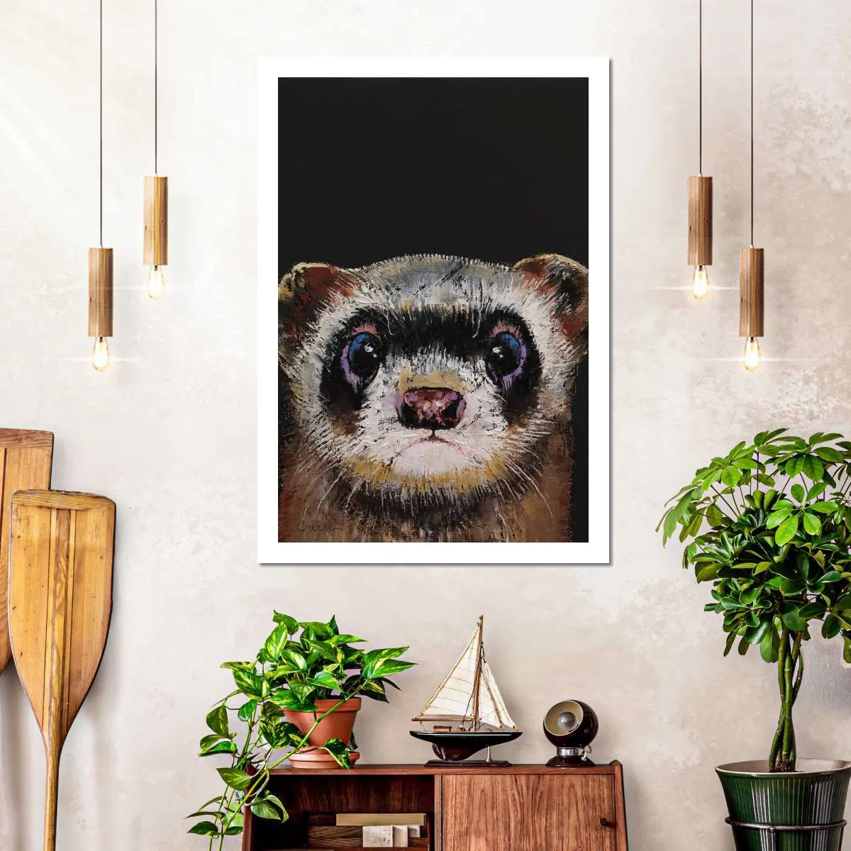 A Ferret Wall Art