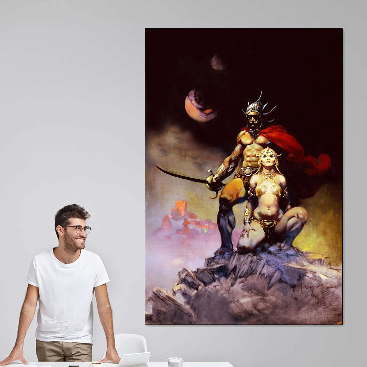 A Fighting Man Of Mars Wall Art