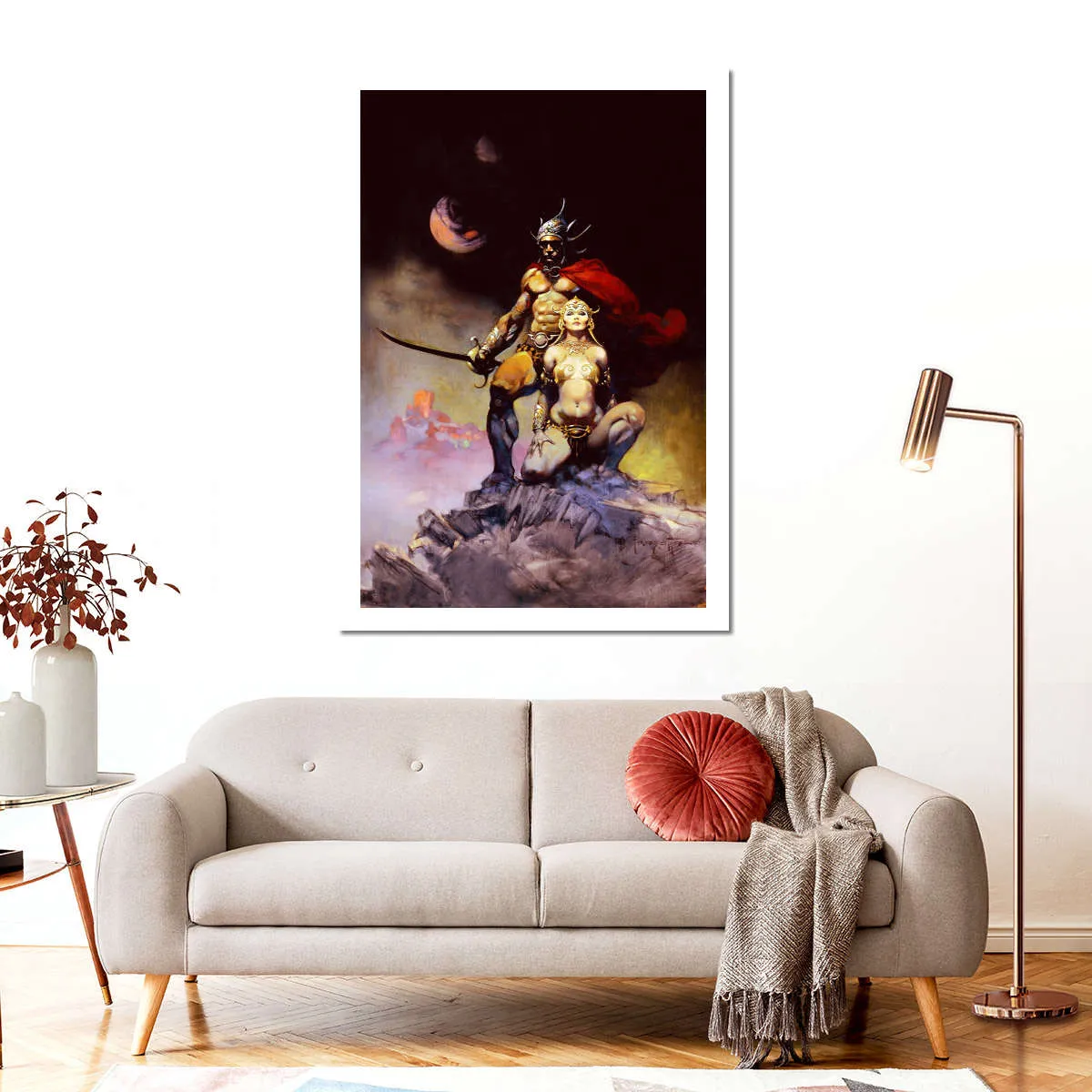 A Fighting Man Of Mars Wall Art