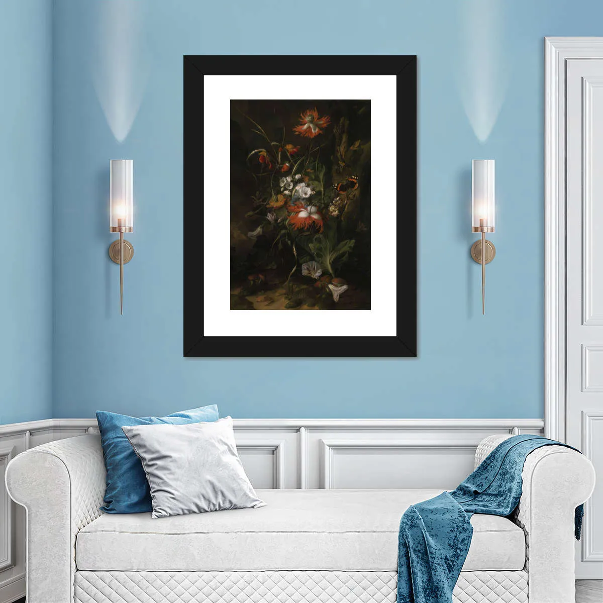 A Forest Floor - Still Life Of Flowers Wall Art