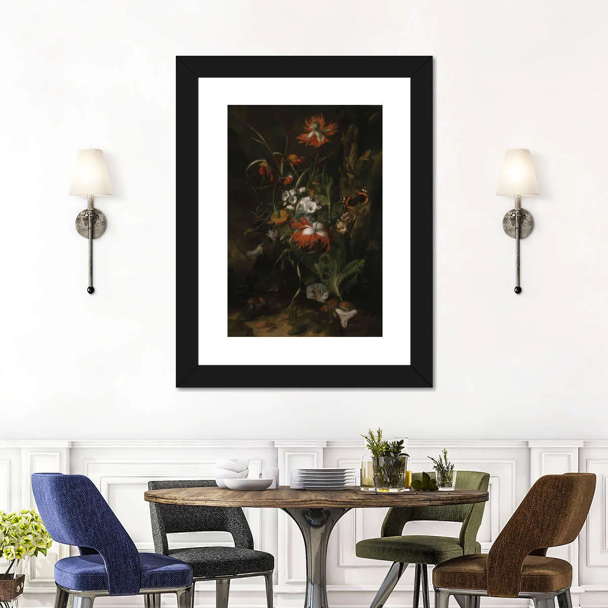 A Forest Floor - Still Life Of Flowers Wall Art