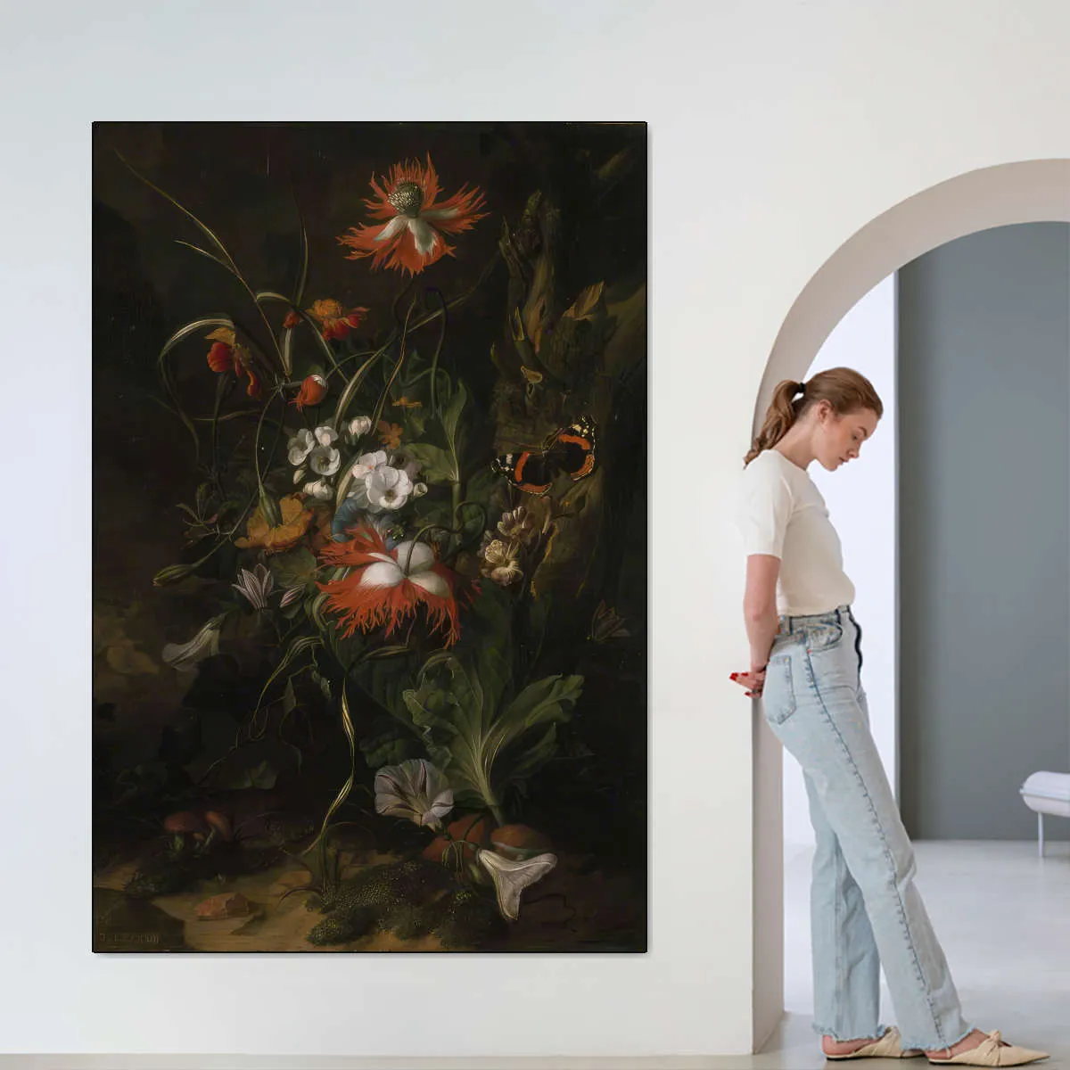 A Forest Floor - Still Life Of Flowers Wall Art