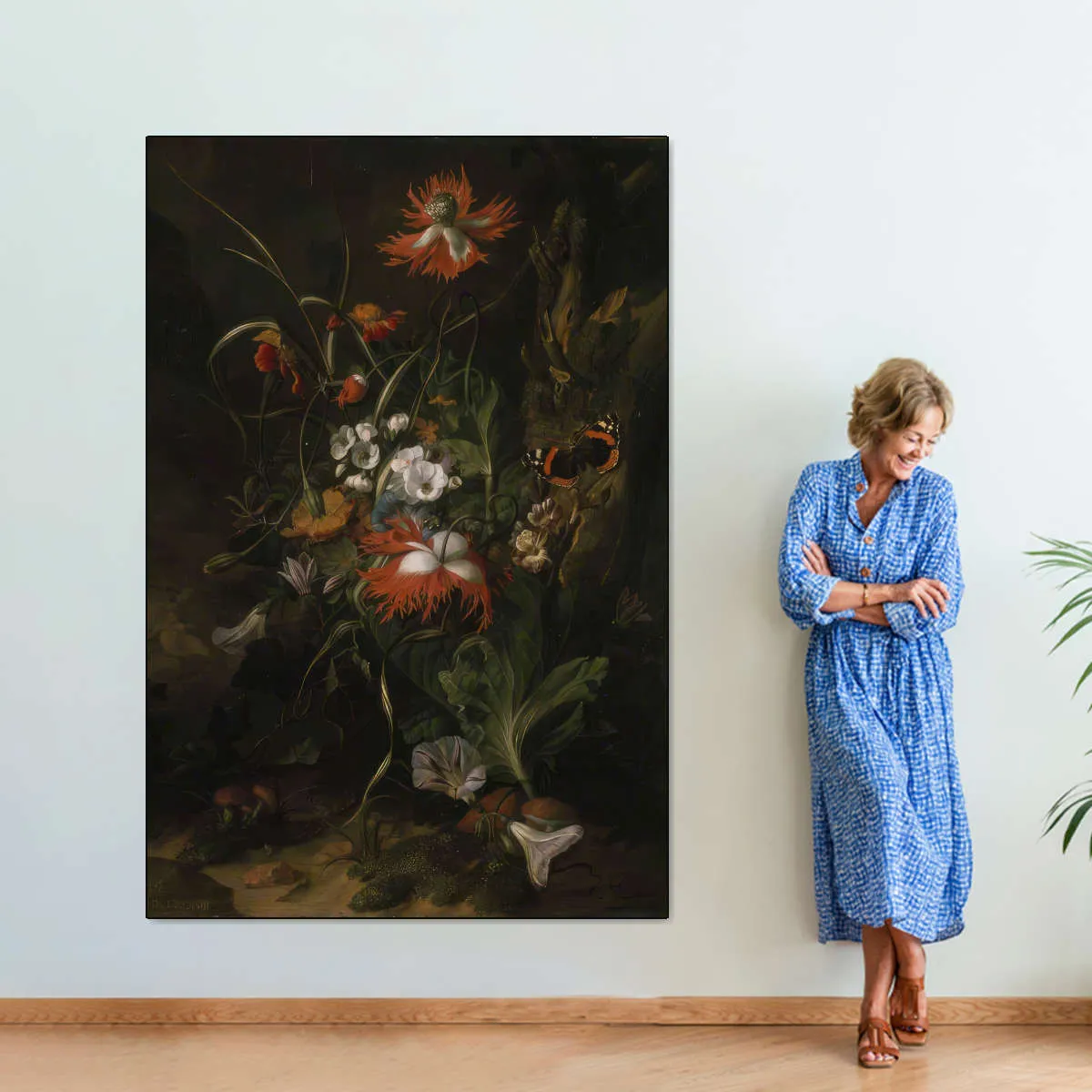 A Forest Floor - Still Life Of Flowers Wall Art