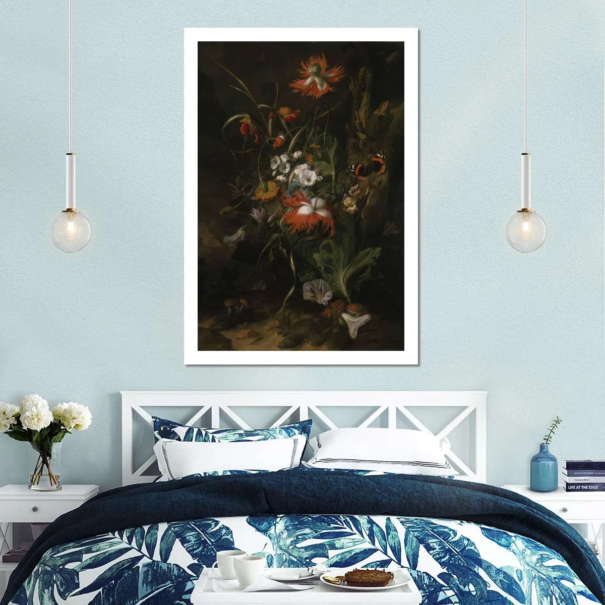 A Forest Floor - Still Life Of Flowers Wall Art