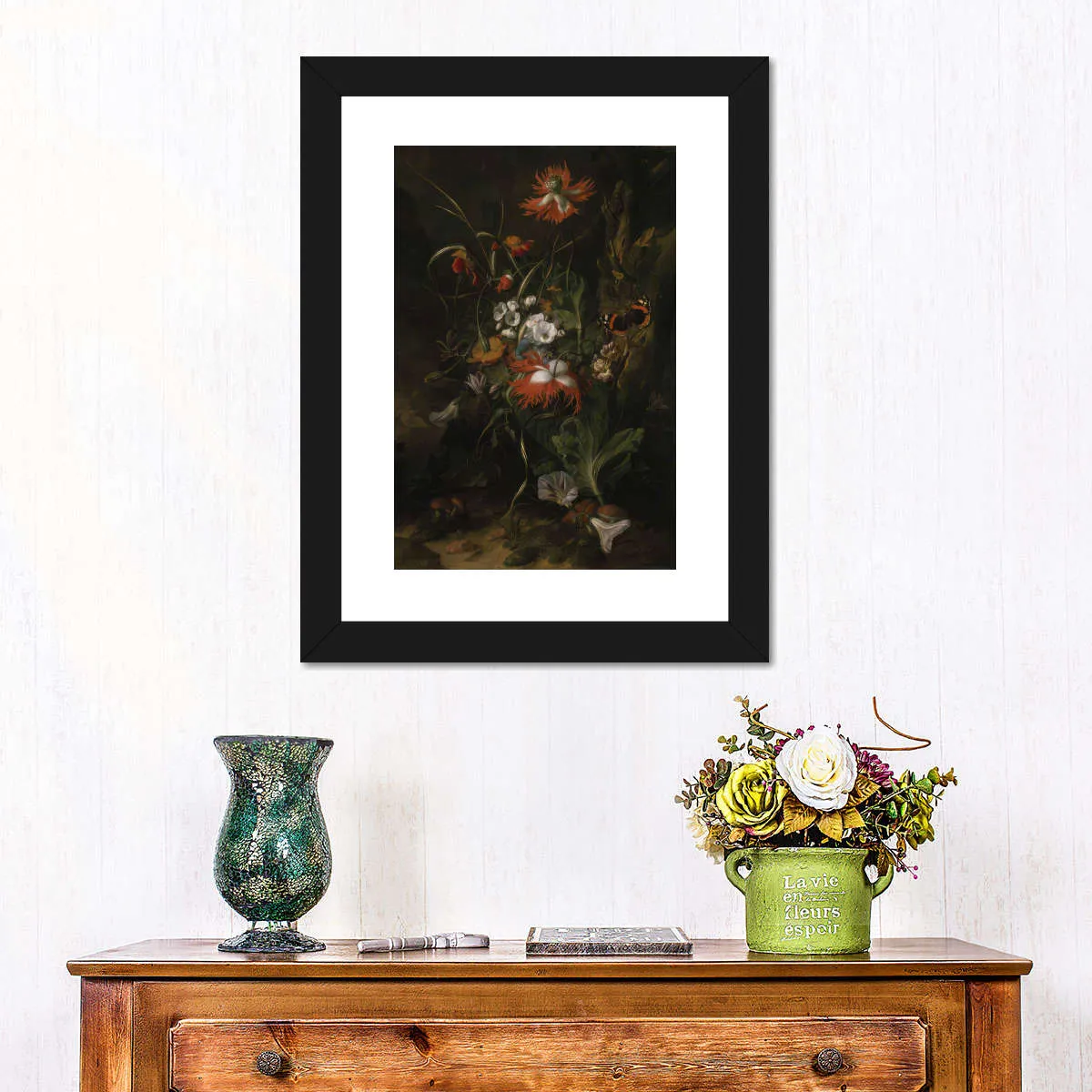 A Forest Floor - Still Life Of Flowers Wall Art