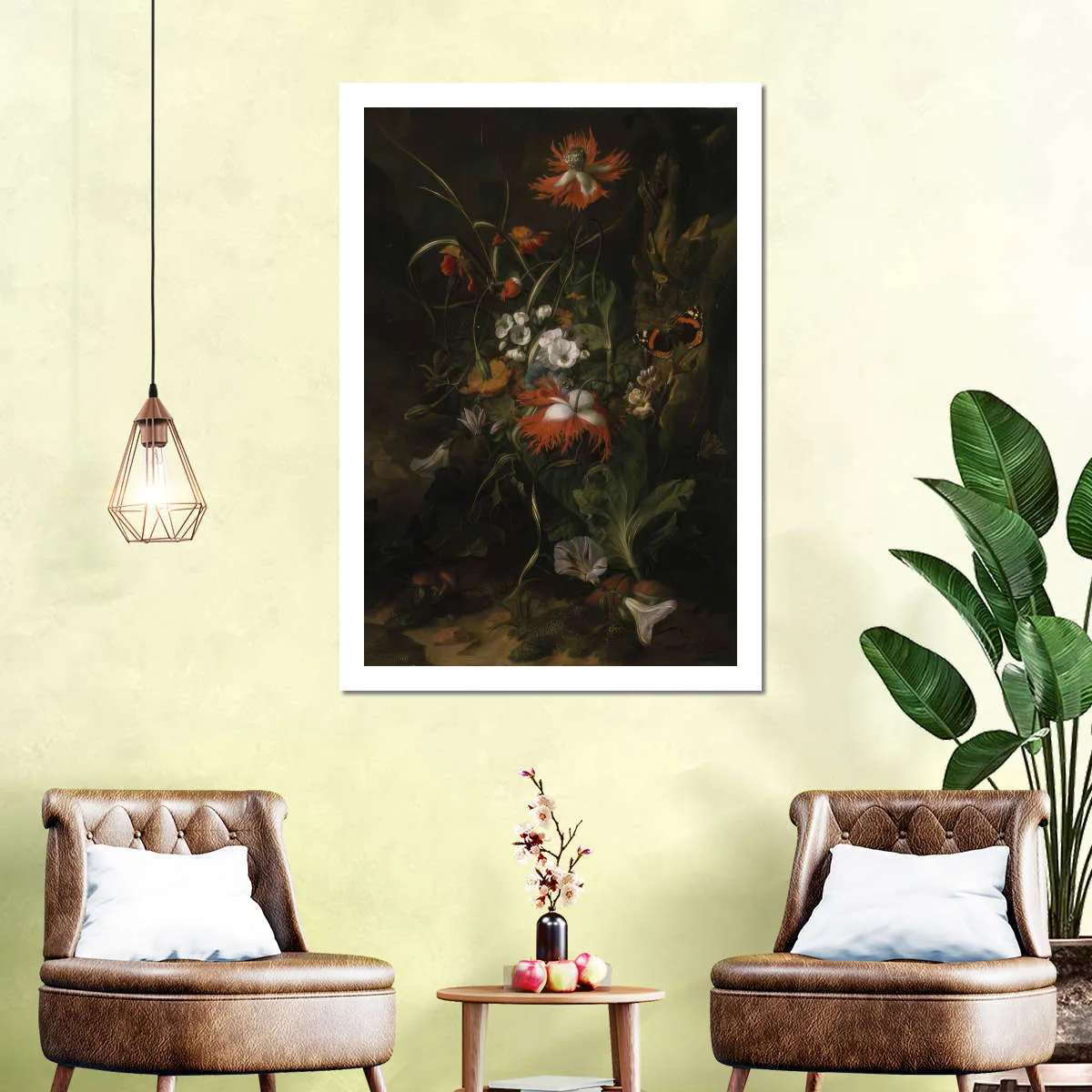 A Forest Floor - Still Life Of Flowers Wall Art