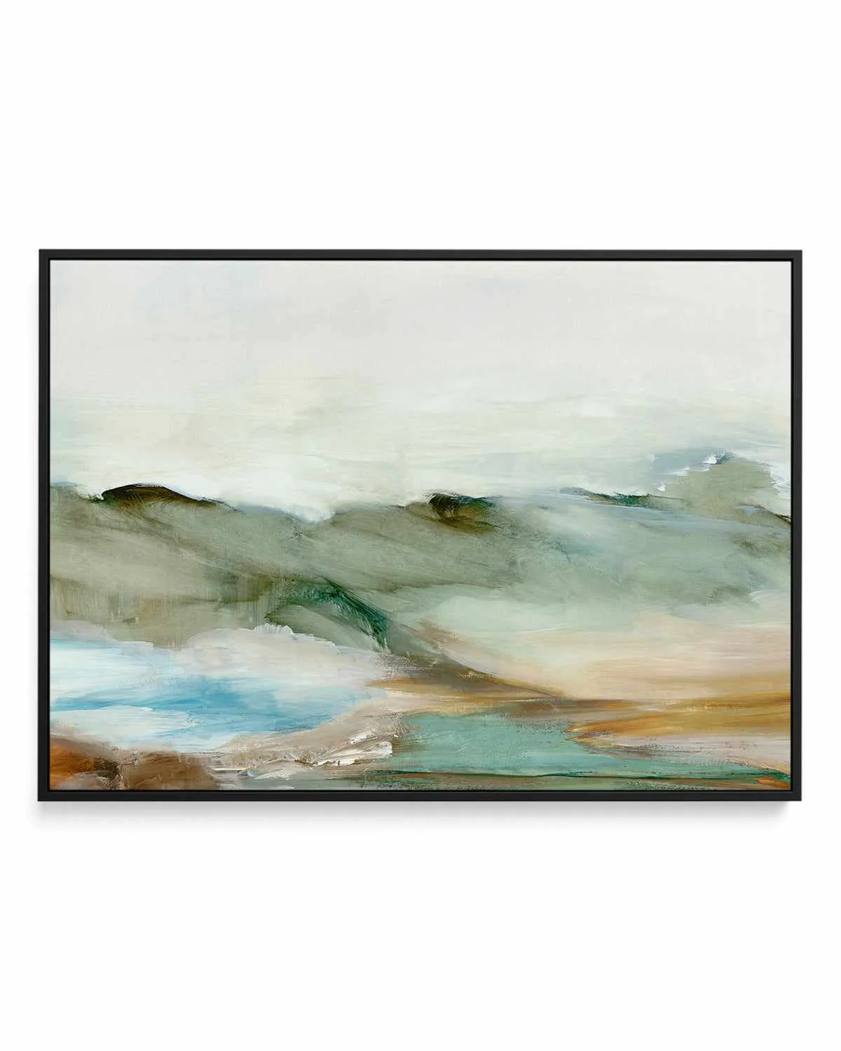 Abstract Landscape | Framed Canvas Art Print