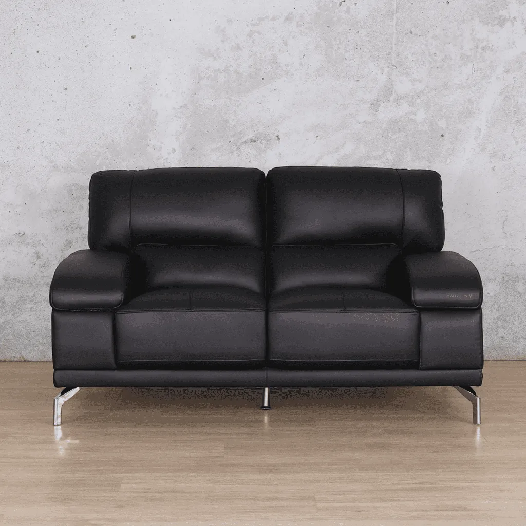 Adaline 2 Seater Leather Sofa