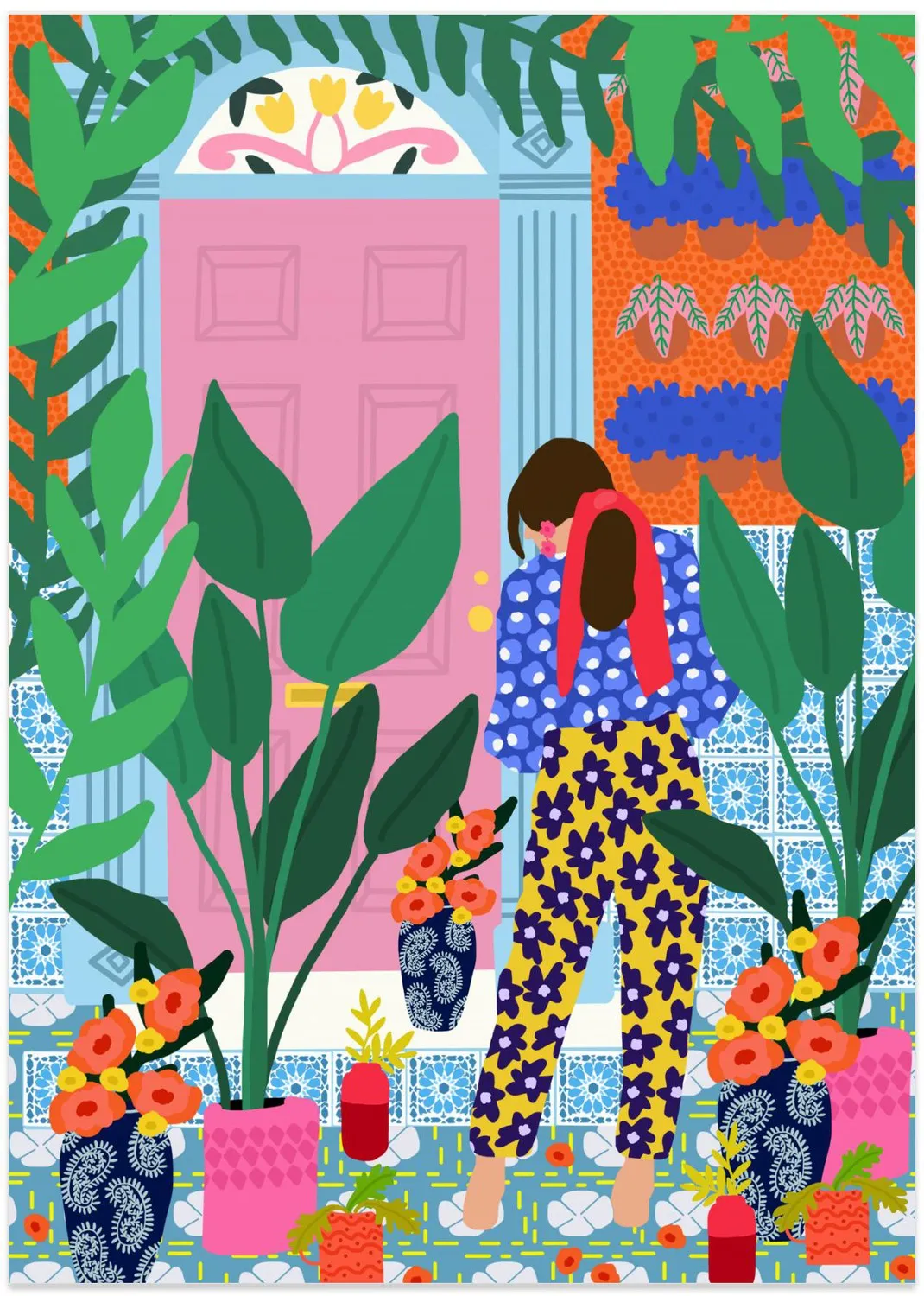 Admiring The Plants , By Rafaela Mascaro