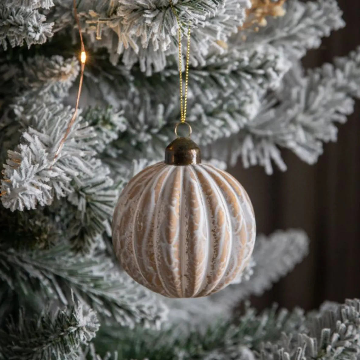 Aged Bronze Bauble