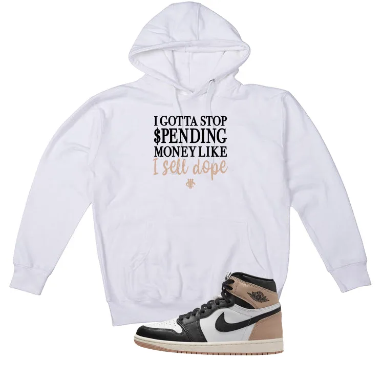 Air Jordan 1 High OG Latte White T-Shirt (STOP SPENDING MONEY)| illcurrency