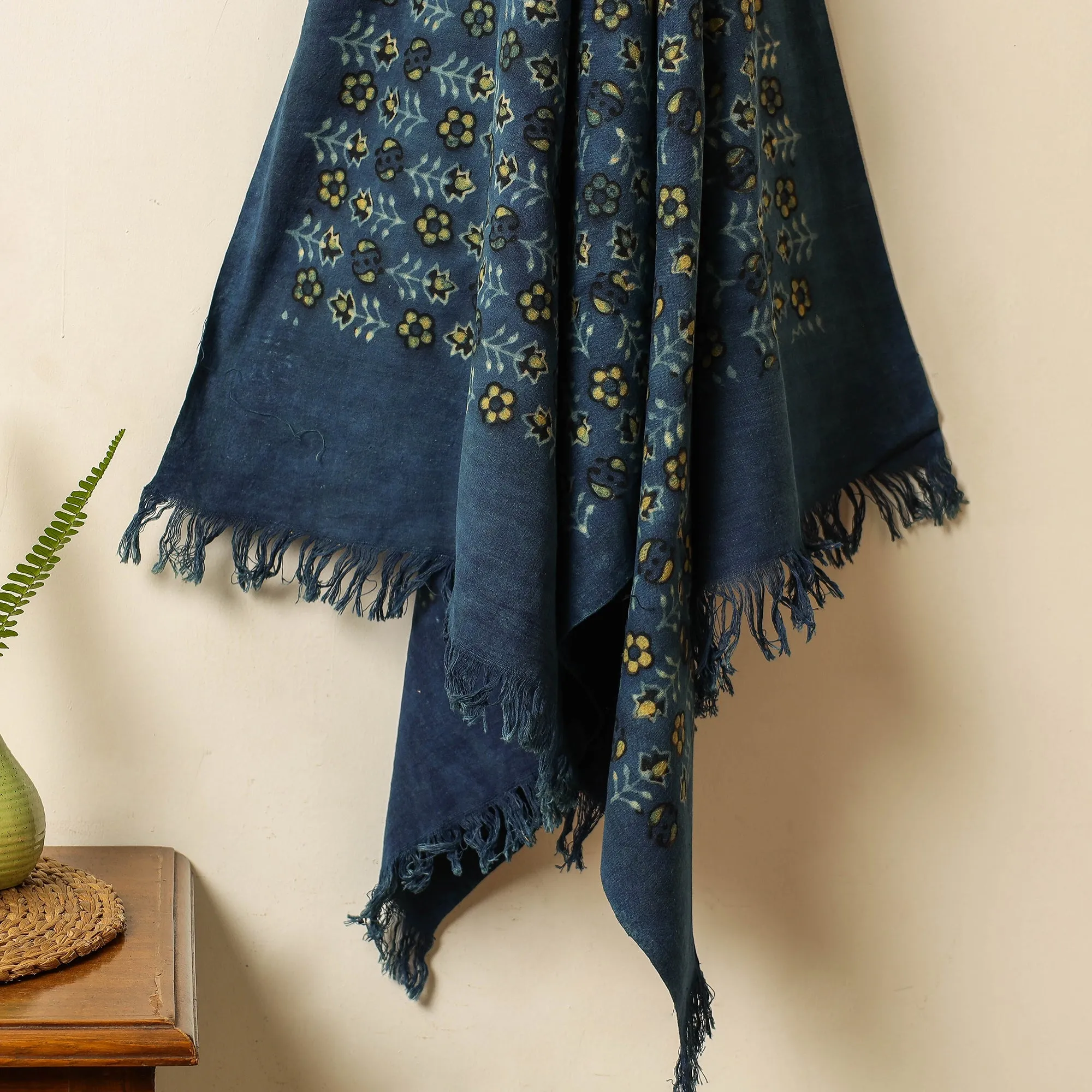 Ajrakh Block Printed Handloom Cotton Towel