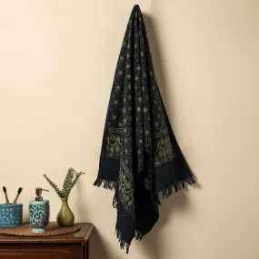 Ajrakh Block Printed Handloom Cotton Towel