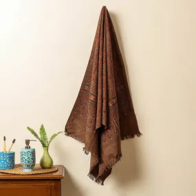 Ajrakh Block Printed Handloom Cotton Towel