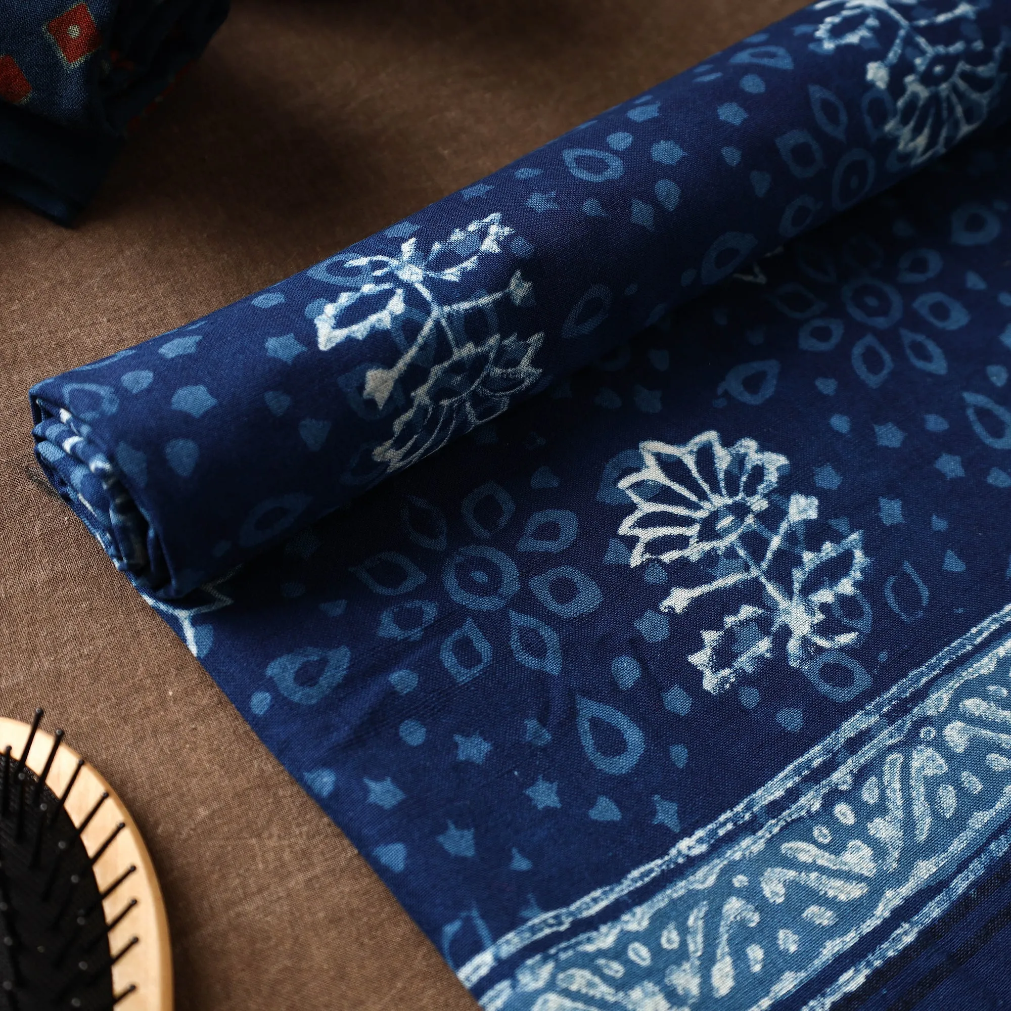 Akola Block Printed Pure Handloom Cotton Towel