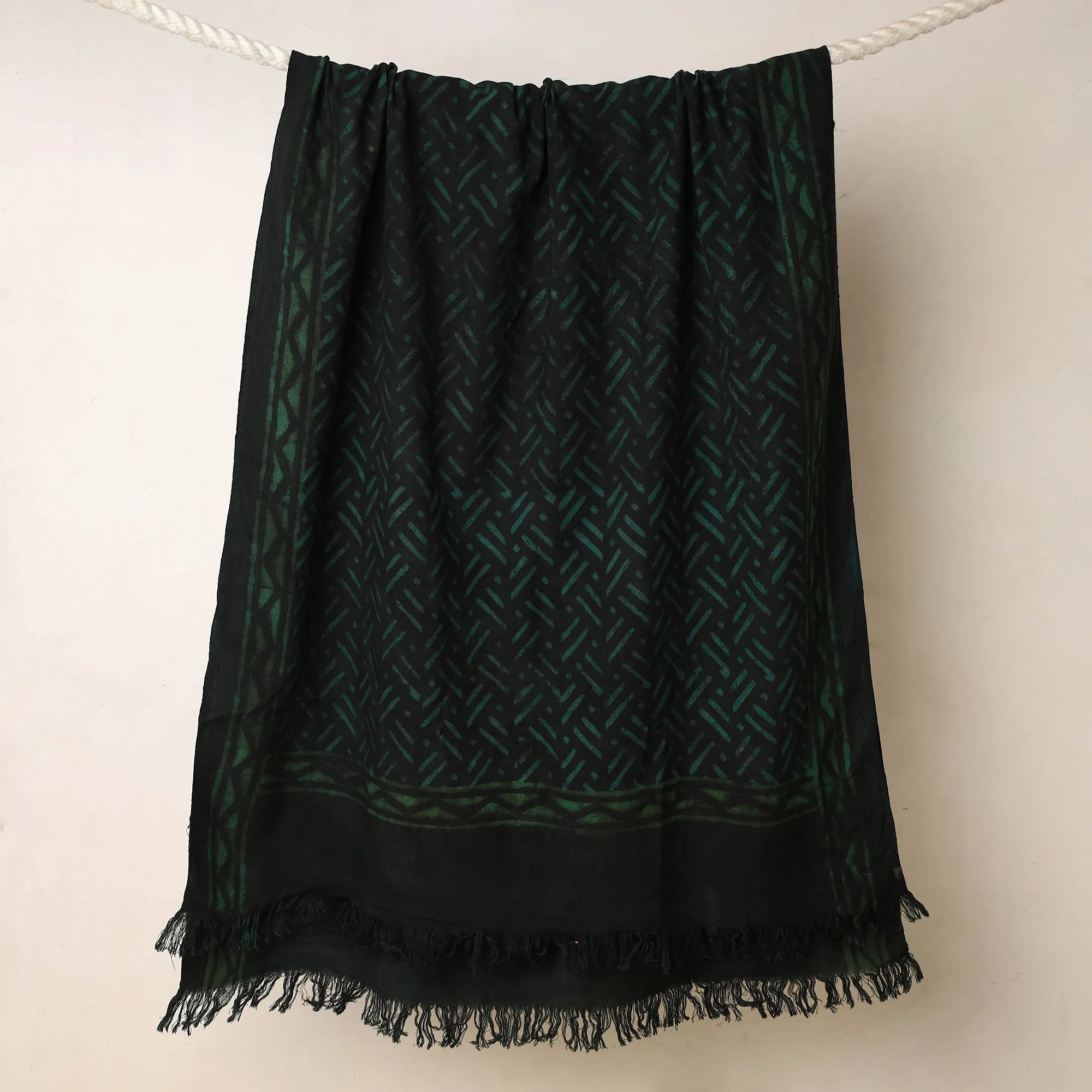 Akola Block Printed Pure Handloom Cotton Towel