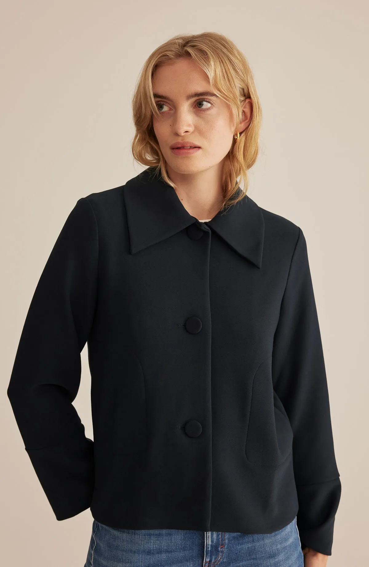 Alba Crêpe Jacket