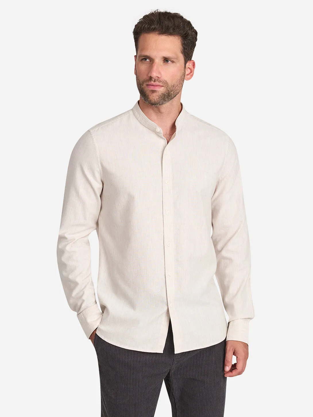 Aleks Heather Oxford Shirt