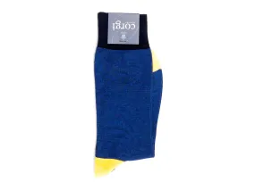 Alfred Plain Socks Navy