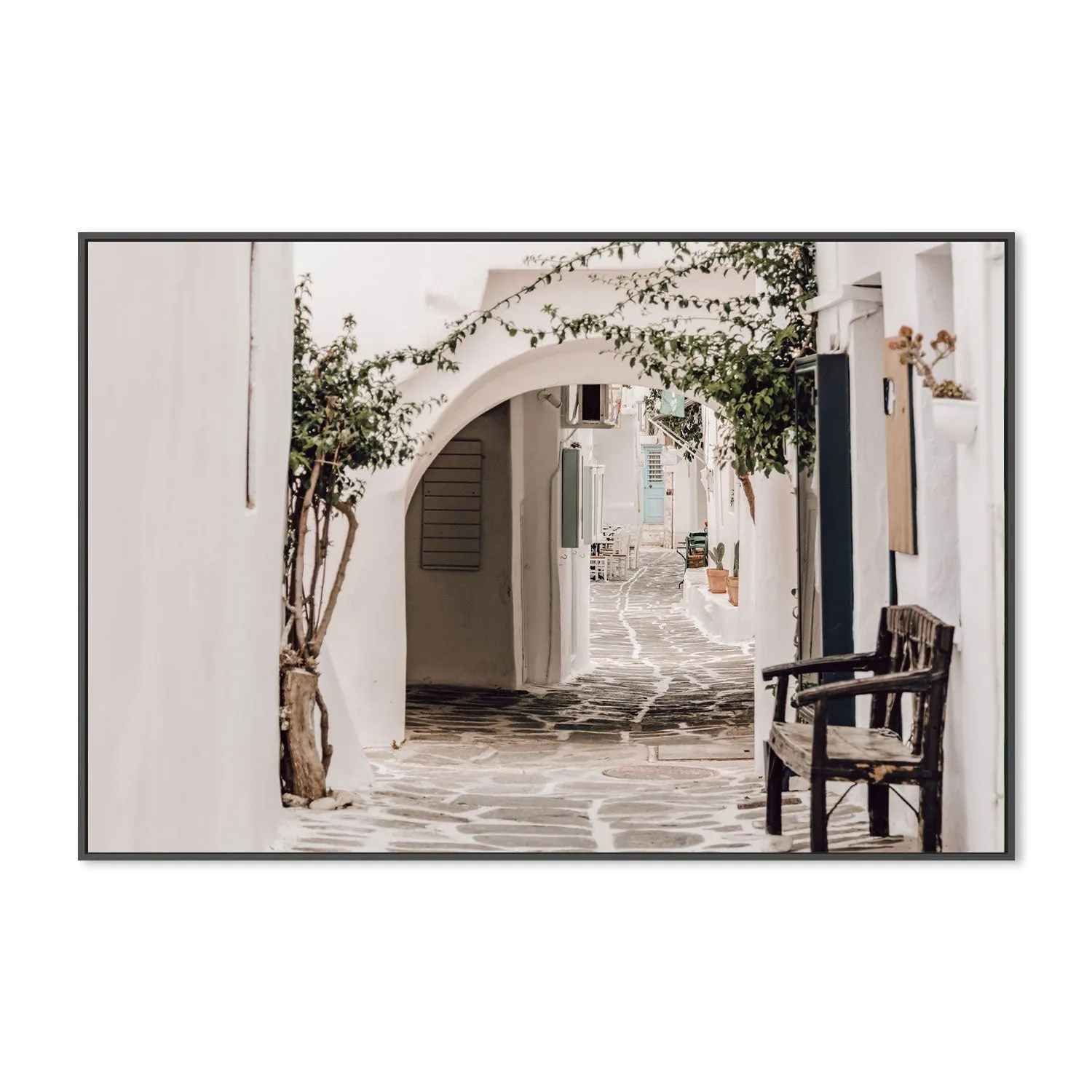 Alley in an old town, Greece