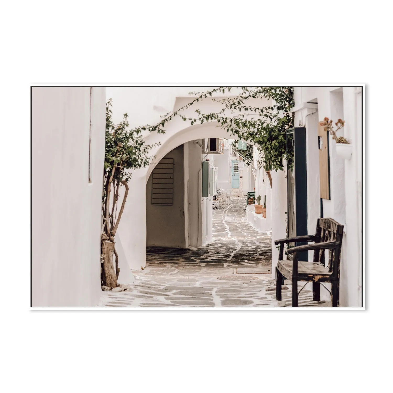 Alley in an old town, Greece