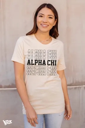 Alpha Chi Omega Endzone Tee