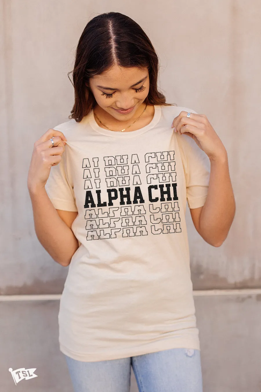 Alpha Chi Omega Endzone Tee