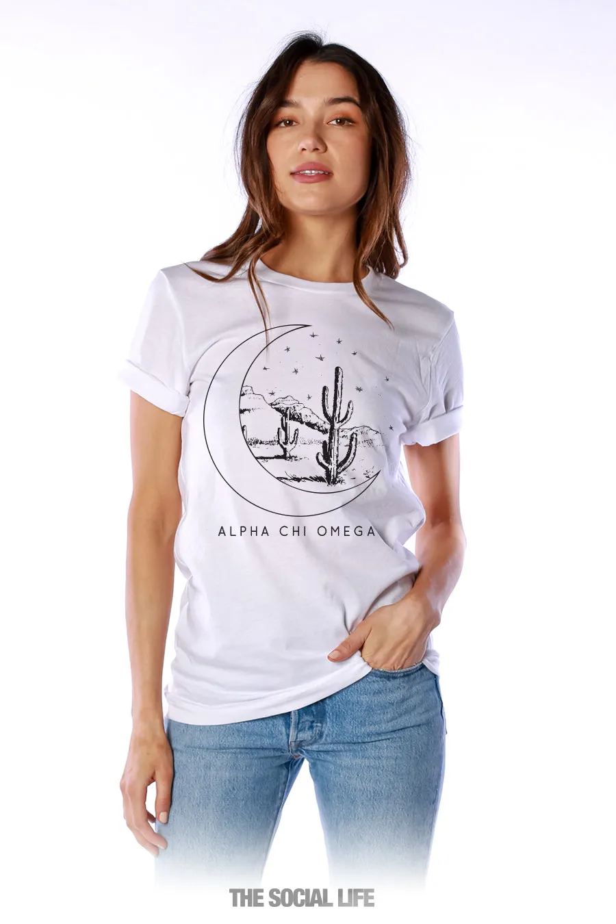 Alpha Chi Omega Mojave Moon Tee