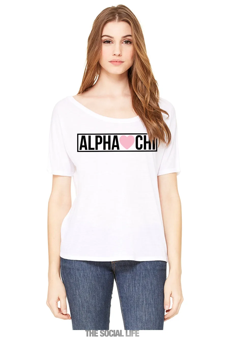 Alpha Chi Omega Sweetheart Top