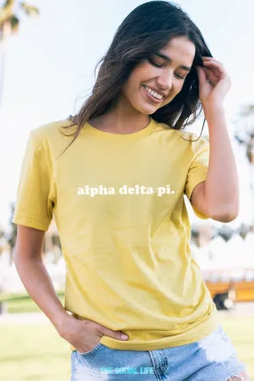 Alpha Delta Pi Simple Tee