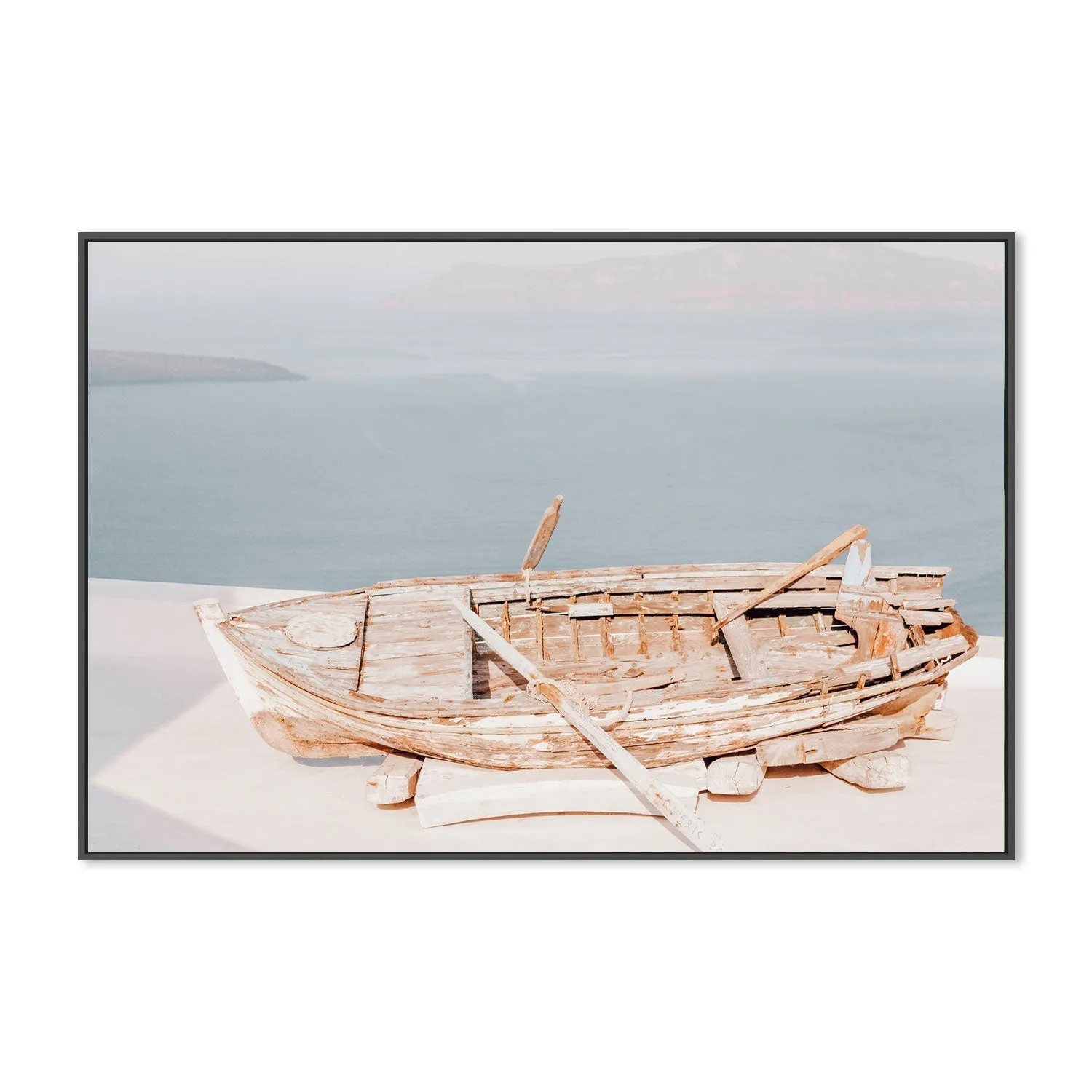 An Old Boat at Santorini