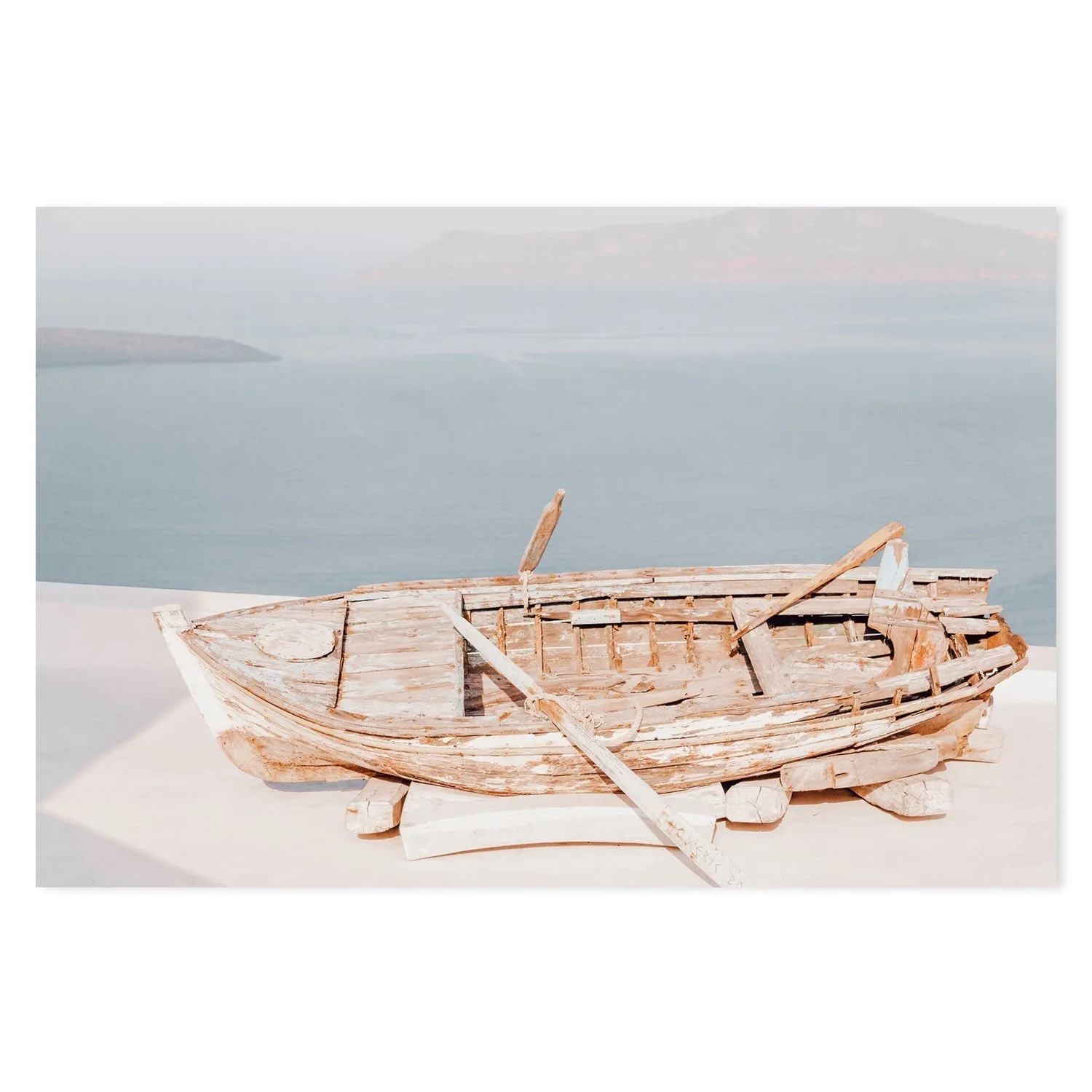 An Old Boat at Santorini